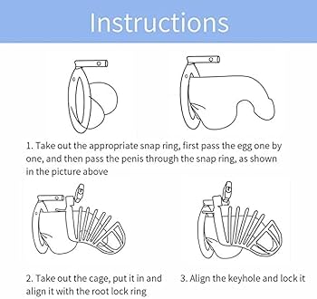 Lubricated Chastity Cage